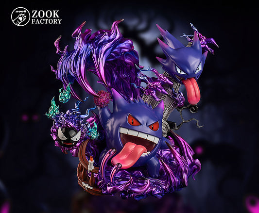 ZOOK FACTORY STUDIO – POKEMON: GENGAR EVOLUTION FAMILY [IN STOCK]