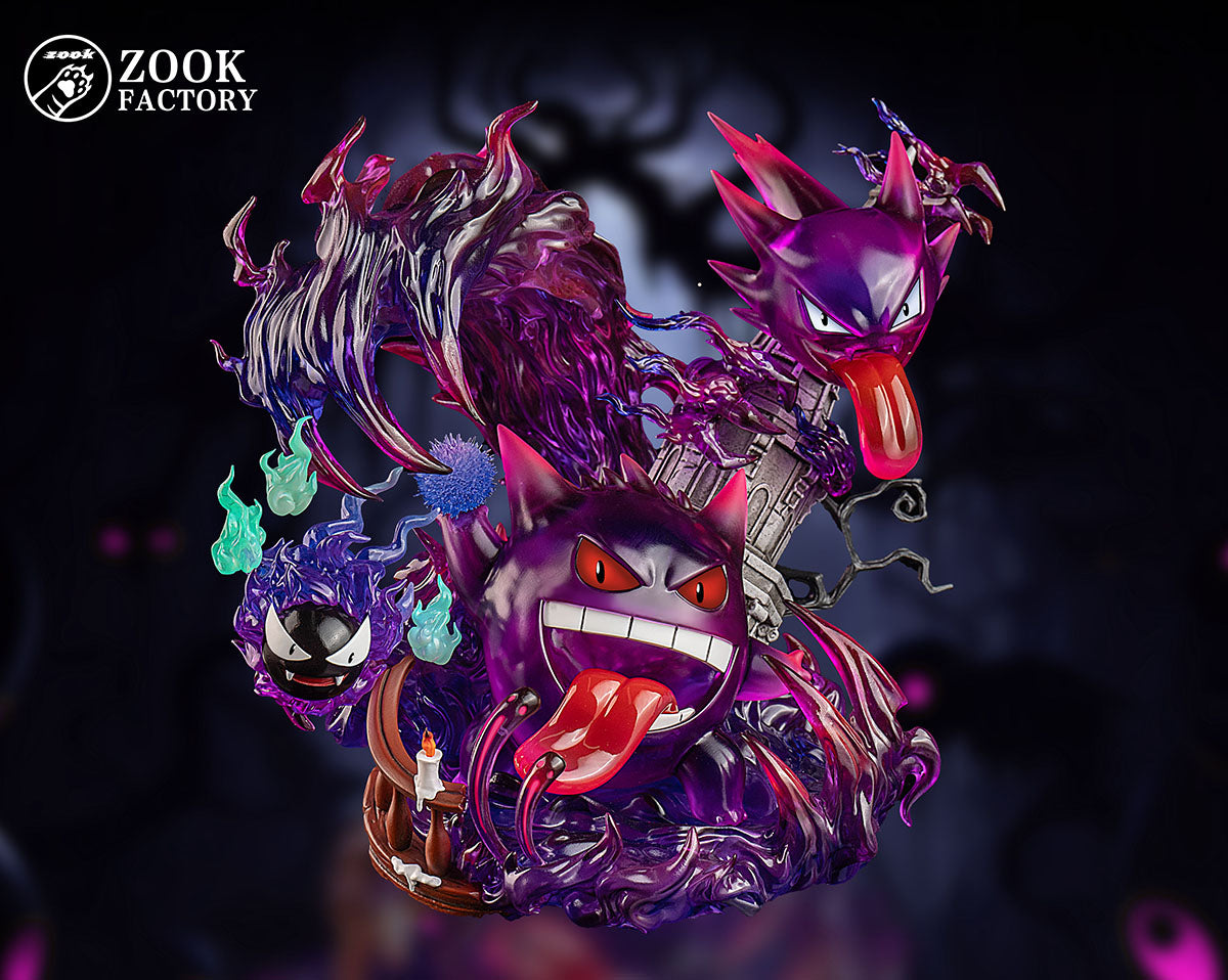 ZOOK FACTORY STUDIO – POKEMON: GENGAR EVOLUTION FAMILY [IN STOCK]