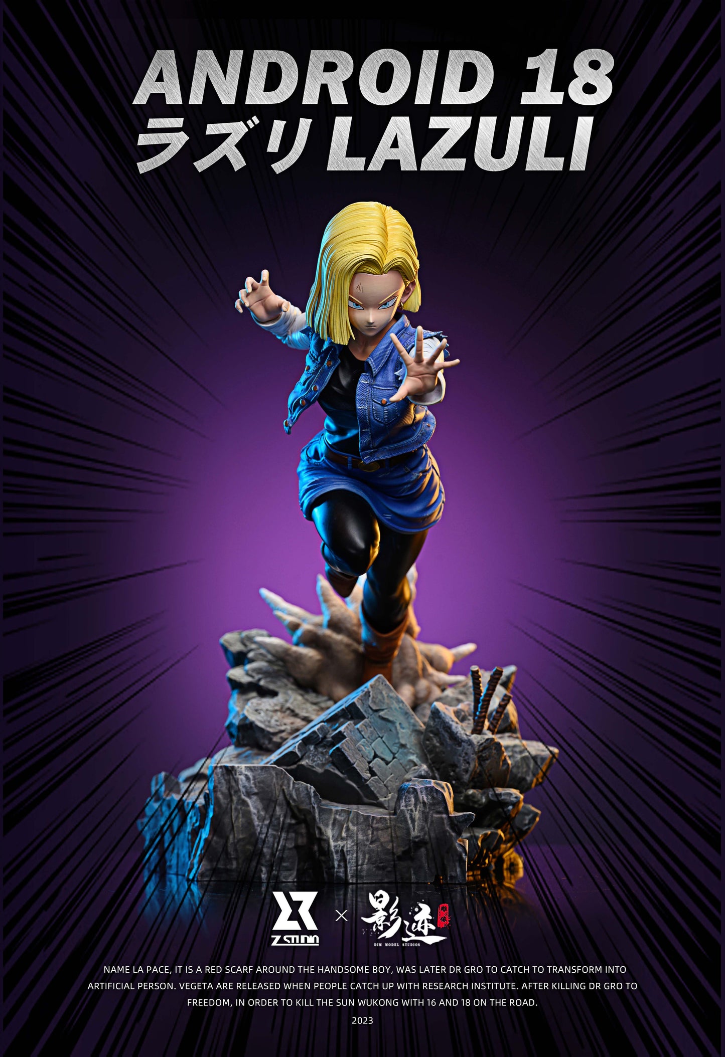 Z x DIM MODEL STUDIO – DRAGON BALL Z: BATTLE IN THE FUTURE SERIES, ANDROID 18 [IN STOCK]