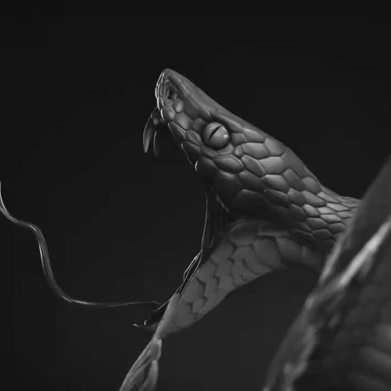 BRILLIANT OBJECT STUDIO - DEMON SLAYER OBANAI IGURO, FOURTH FORM TWIN-HEADED REPTILE 9