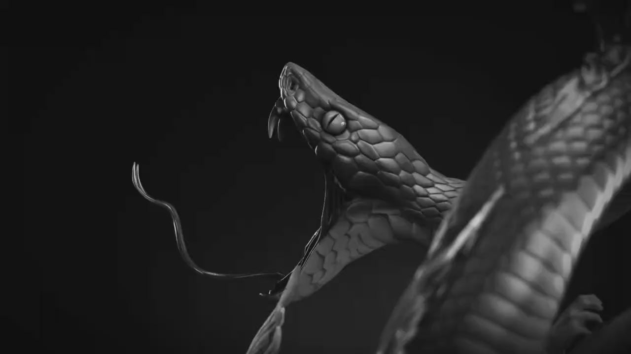 BRILLIANT OBJECT STUDIO - DEMON SLAYER OBANAI IGURO, FOURTH FORM TWIN-HEADED REPTILE 9