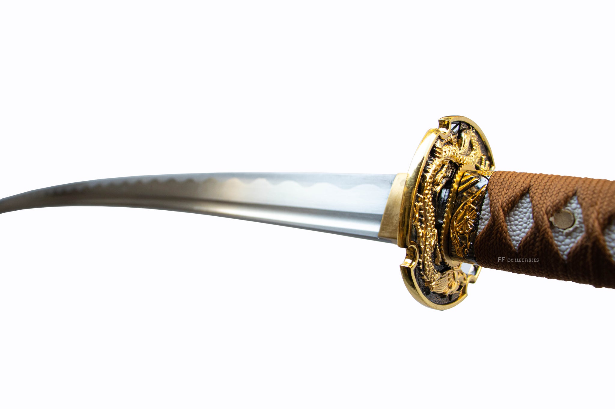 KINRYU, GOLDEN DRAGON HAND CARBON STEEL JAPANESE KATANA (with FF COLLECTIBLES