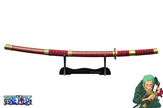 ONE PIECE – SANDAI KITETSU, THE SWORD OF RORONOA ZORO (w FREE sword stand)