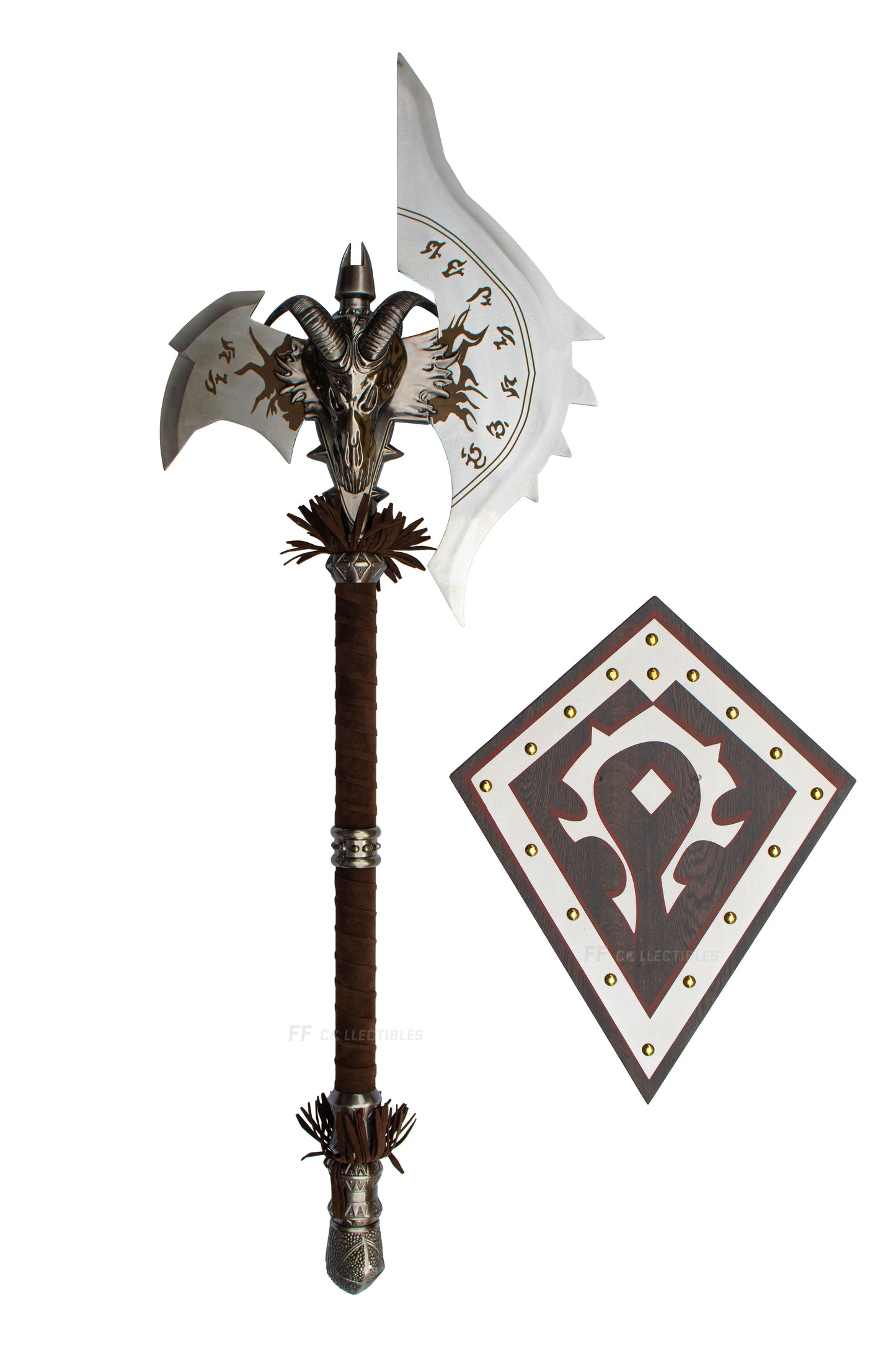 WORLD OF WARCRAFT - SHADOWMOURNE AXE REPLICA (with FREE WALL PLAQUE)