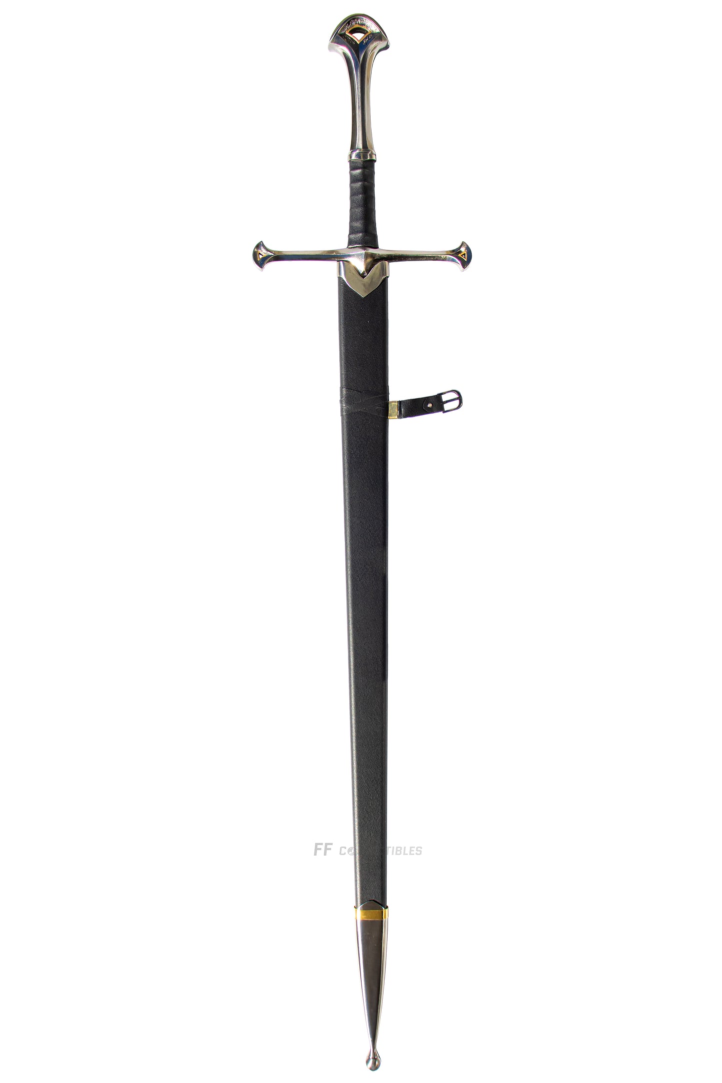 LORD OF THE RINGS- ANDURIL, FLAME OF THE WEST, SWORD OF ARAGORN (+ WALL PLAQUE)