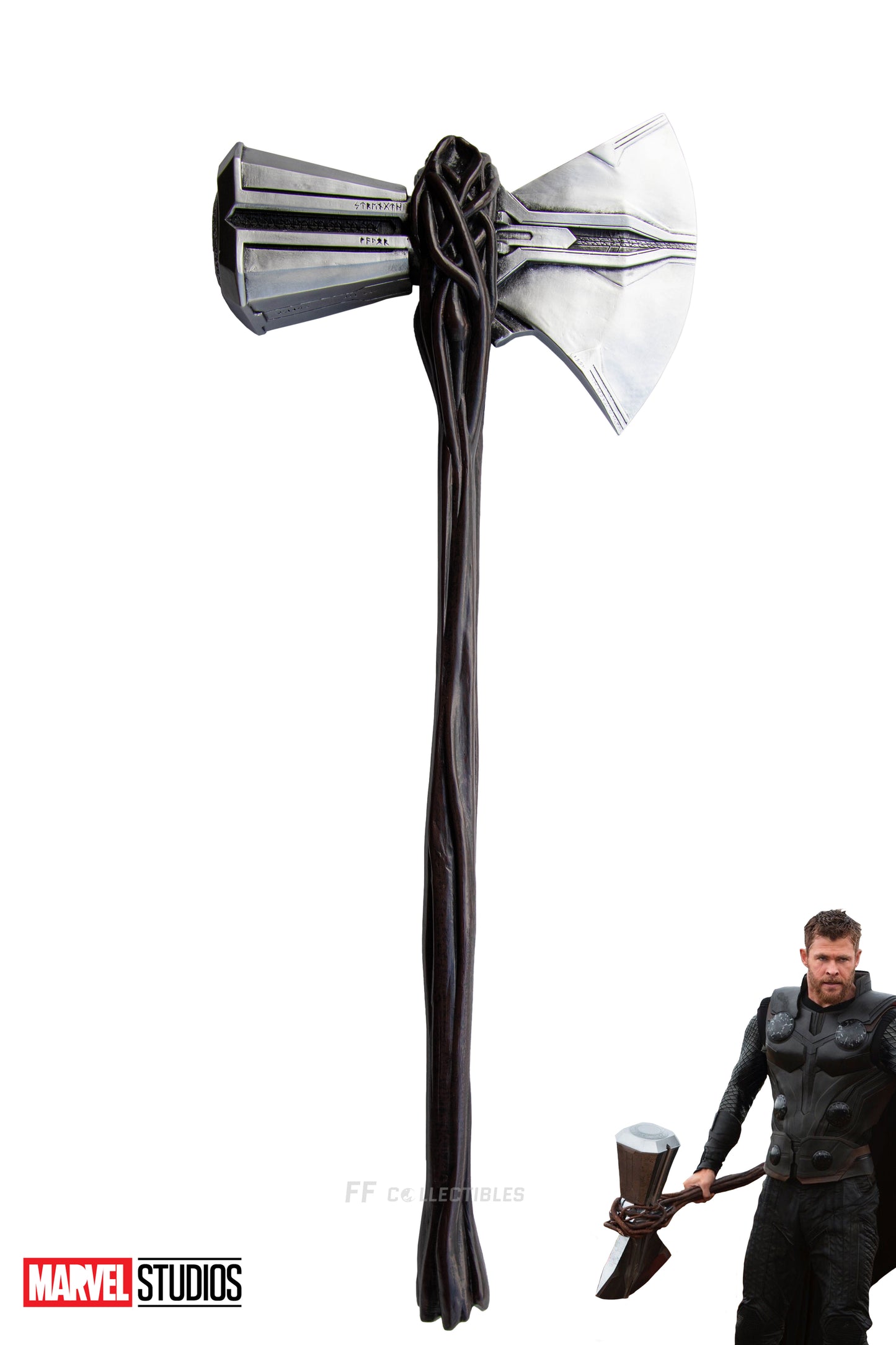 MARVEL'S AVENGERS - STORMBREAKER FIBREGLASS RESIN 1:1 REPLICA