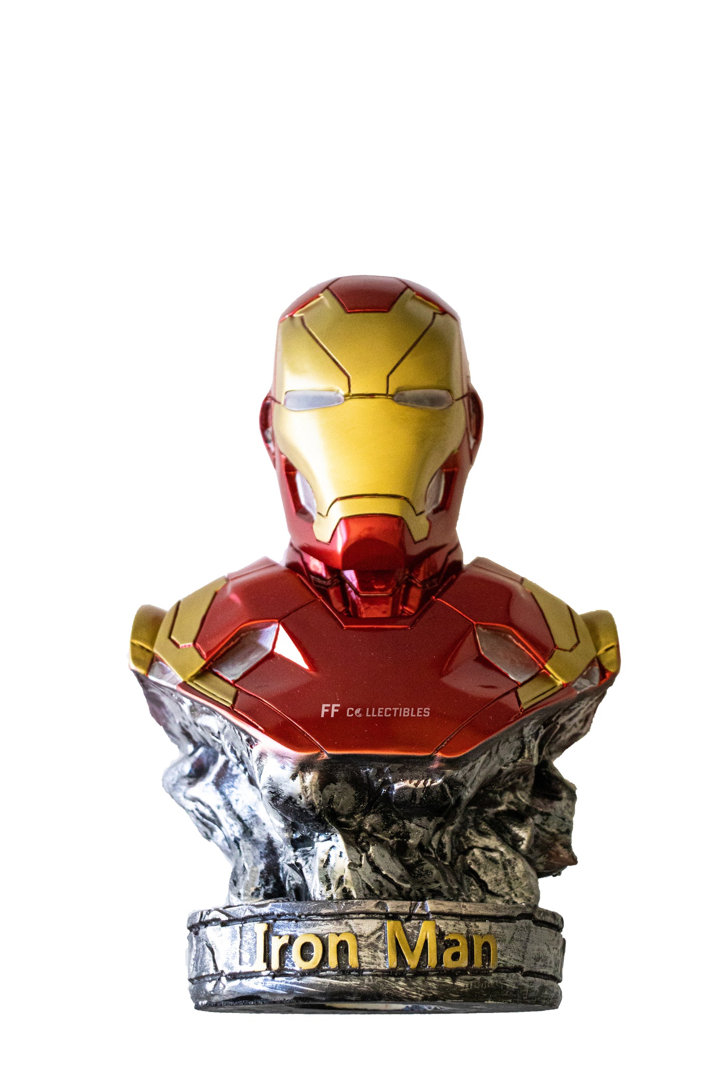 MARVEL'S AVENGERS - IRON MAN MARK46 MODEL STATUE FIGURE (RESIN REPLICA w LED)