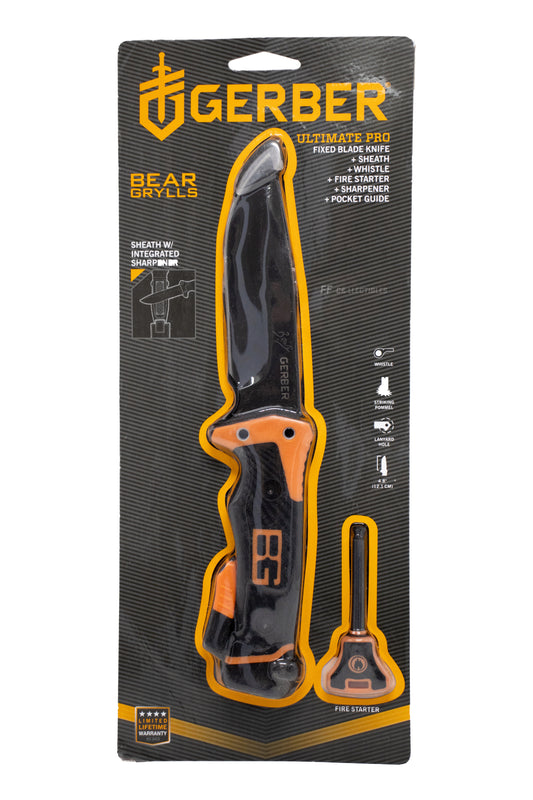 GERBER - BEAR GRYLLS ULTIMATE PRO FIXED BLADE SURVIVAL KNIFE