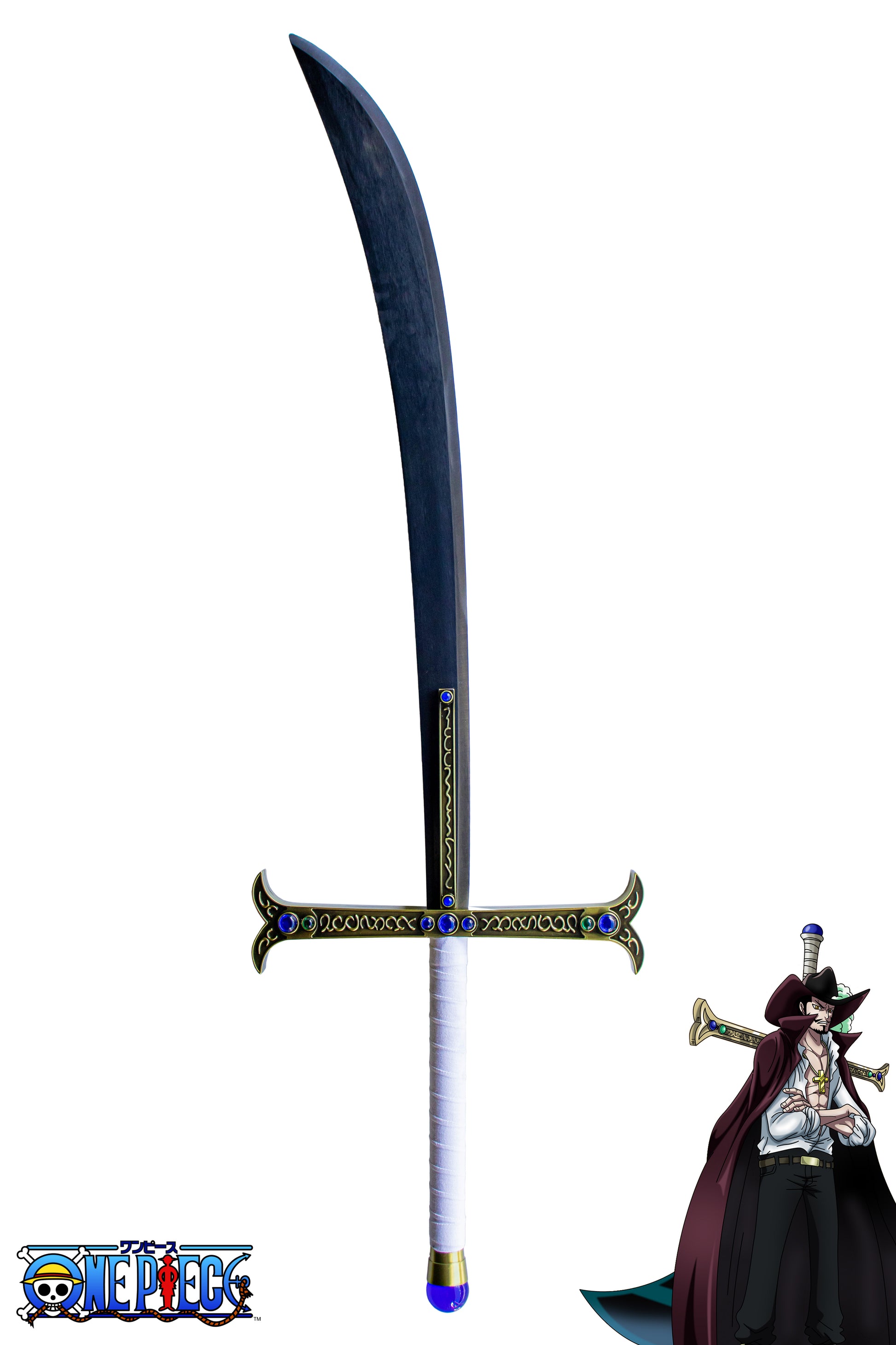 Yoru One Piece Dracule Mihawk's Sword Steel Prop Replica