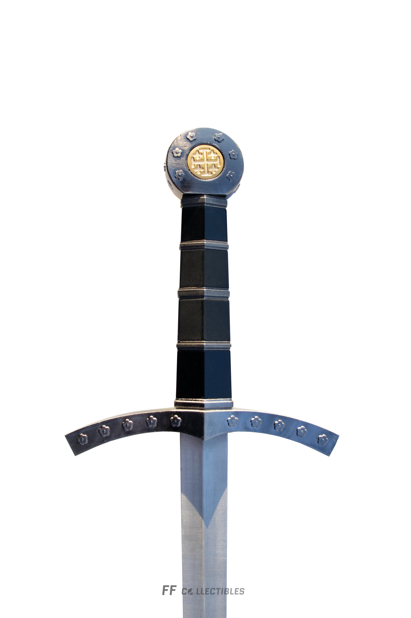 MEDIEVAL KNIGHTS OF TEMPLAR CRUSADER - SHORT SWORD (w FREE SWORD STAND)