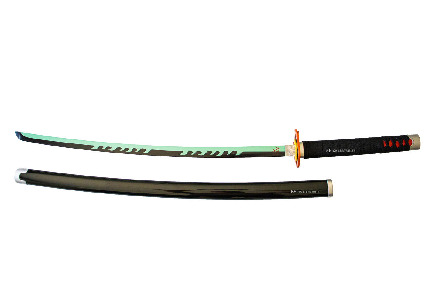 DEMON SLAYER - TANJIRO KAMADO'S NICHIRIN SWORD FINAL VERSION (FREE sword stand)