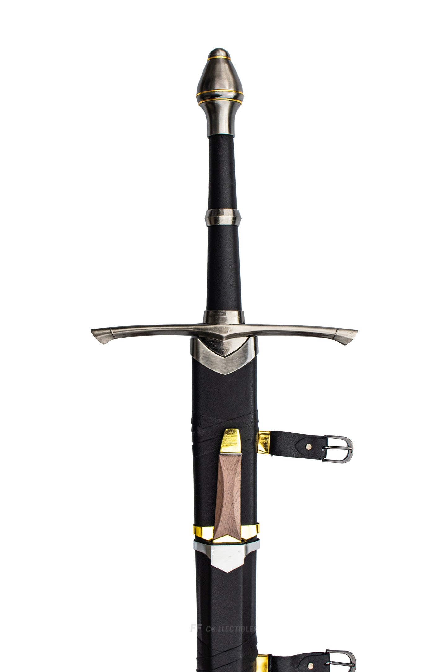 LORD OF THE RINGS - STRIDER'S RANGER SWORD with SCABBARD/DAGGER (+ WALL PLAQUE)