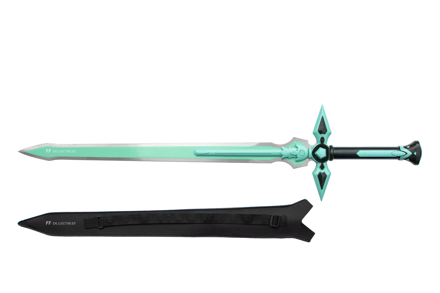 SWORD ART ONLINE - THE ELUCIDATOR AND DARK REPULSER SET (with FREE double sword stand)