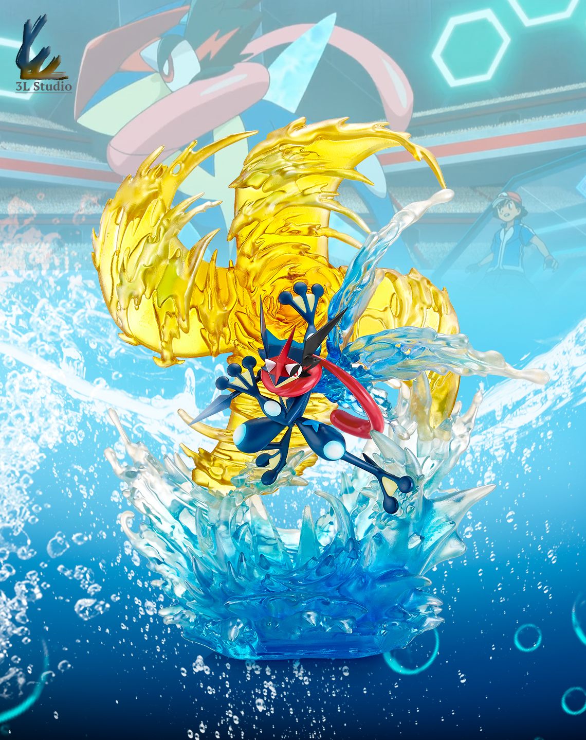 3L STUDIO – POKEMON: SOLO SERIES 1. ASH-GRENINJA [PRE-ORDER]