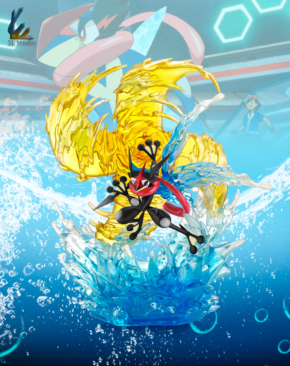 3L STUDIO – POKEMON: SOLO SERIES 1. ASH-GRENINJA [PRE-ORDER]
