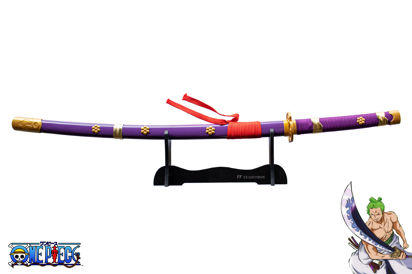 ONE PIECE – ENMA, THE SWORD OF RORONOA ZORO (w FREE sword stand)