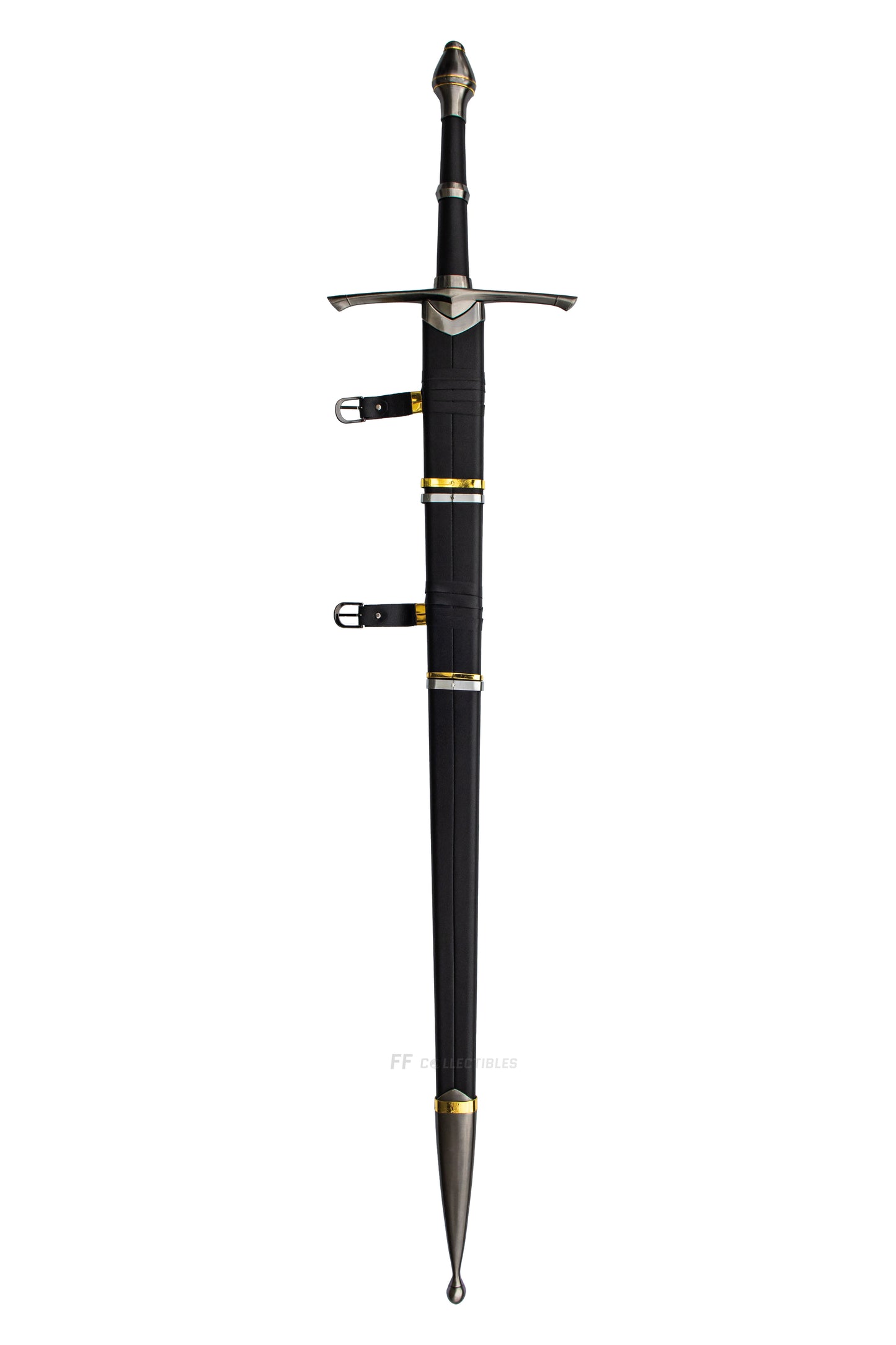 LORD OF THE RINGS - STRIDER'S RANGER SWORD with SCABBARD/DAGGER (+ WALL PLAQUE)