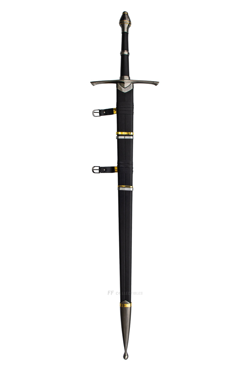 LORD OF THE RINGS - STRIDER'S RANGER SWORD with SCABBARD/DAGGER (w FRE ...