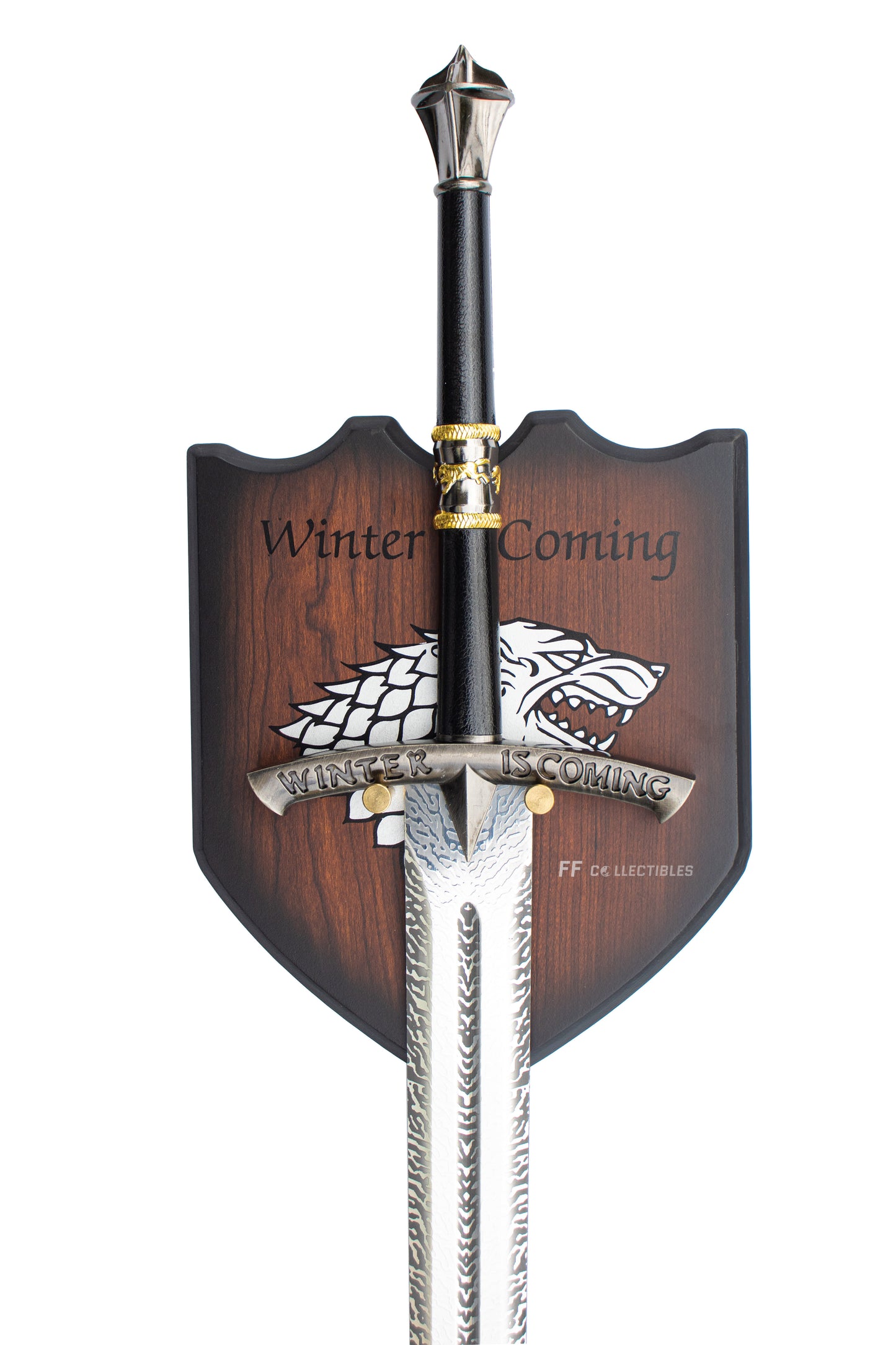 GAME OF THRONES - ICE, EDDARD STARK'S SWORD (BOOK EDITION with FREE wall plaque)