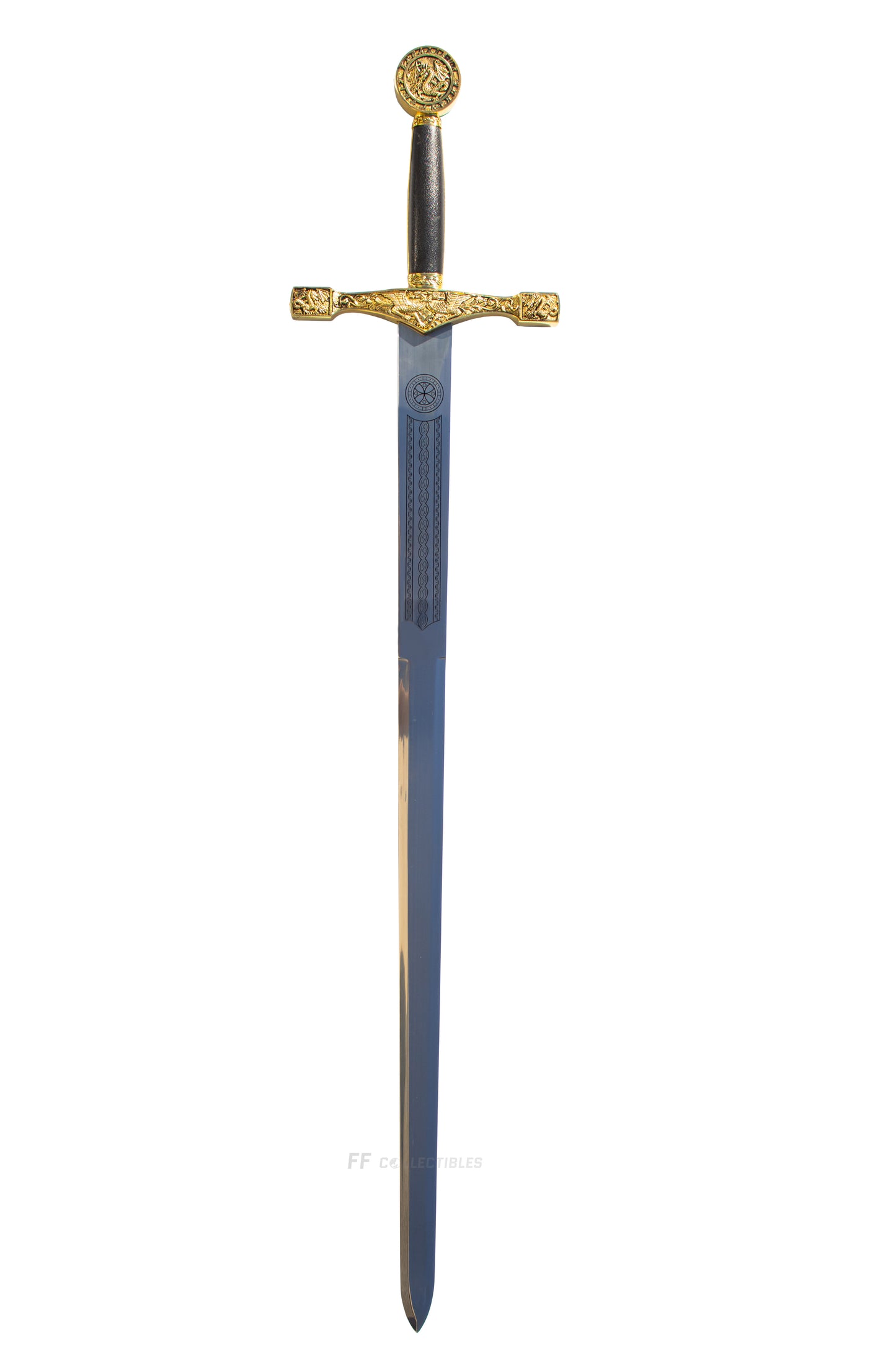 SWORD OF KING ARTHUR - EXCALIBUR (with FREE wall plaque, LIMITED GOLD EDITION)