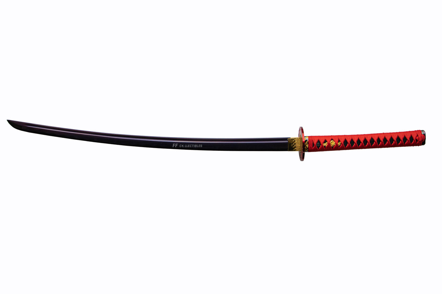 AKA MURASAKI, RED AND PURPLE - HAND FORGED CARBON STEEL JAPANESE KATANA (with FREE sword stand)