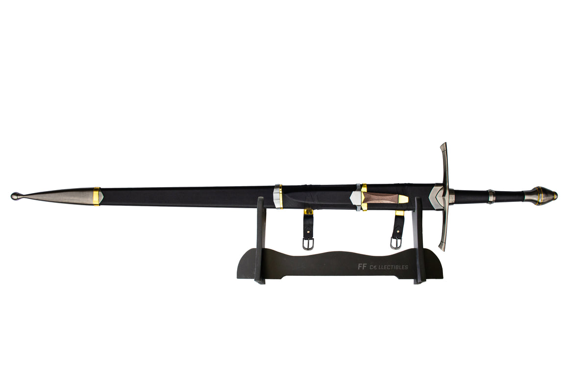 LORD OF THE RINGS - STRIDER'S RANGER SWORD with SCABBARD/DAGGER (w FRE ...