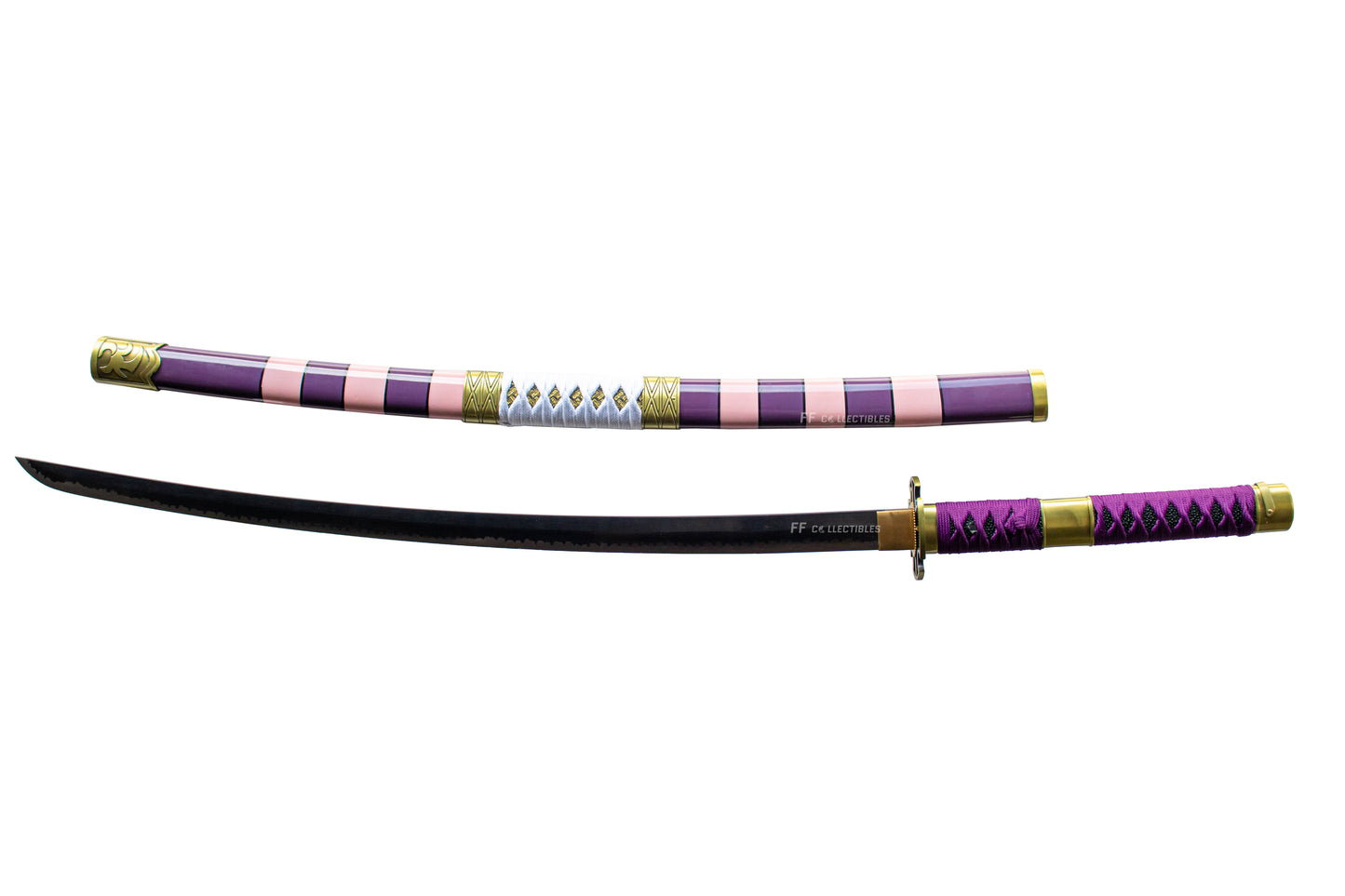 ONE PIECE – NIDAI KITETSU, THE SWORD OF TENGUYAMA HITETSU (w FREE sword stand)