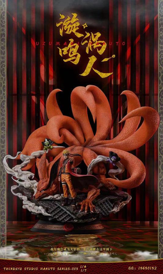 THIRD EYE STUDIO – NARUTO: SAGE MODE NARUTO UZUMAKI AND NINE TAILS KURAMA [IN STOCK]