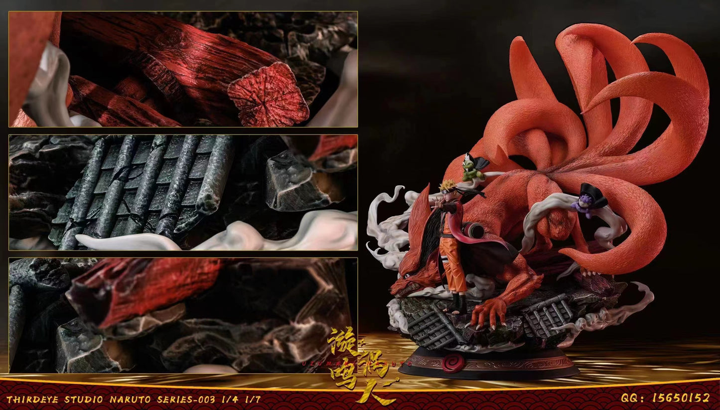 THIRD EYE STUDIO – NARUTO: SAGE MODE NARUTO UZUMAKI AND NINE TAILS KURAMA [IN STOCK]