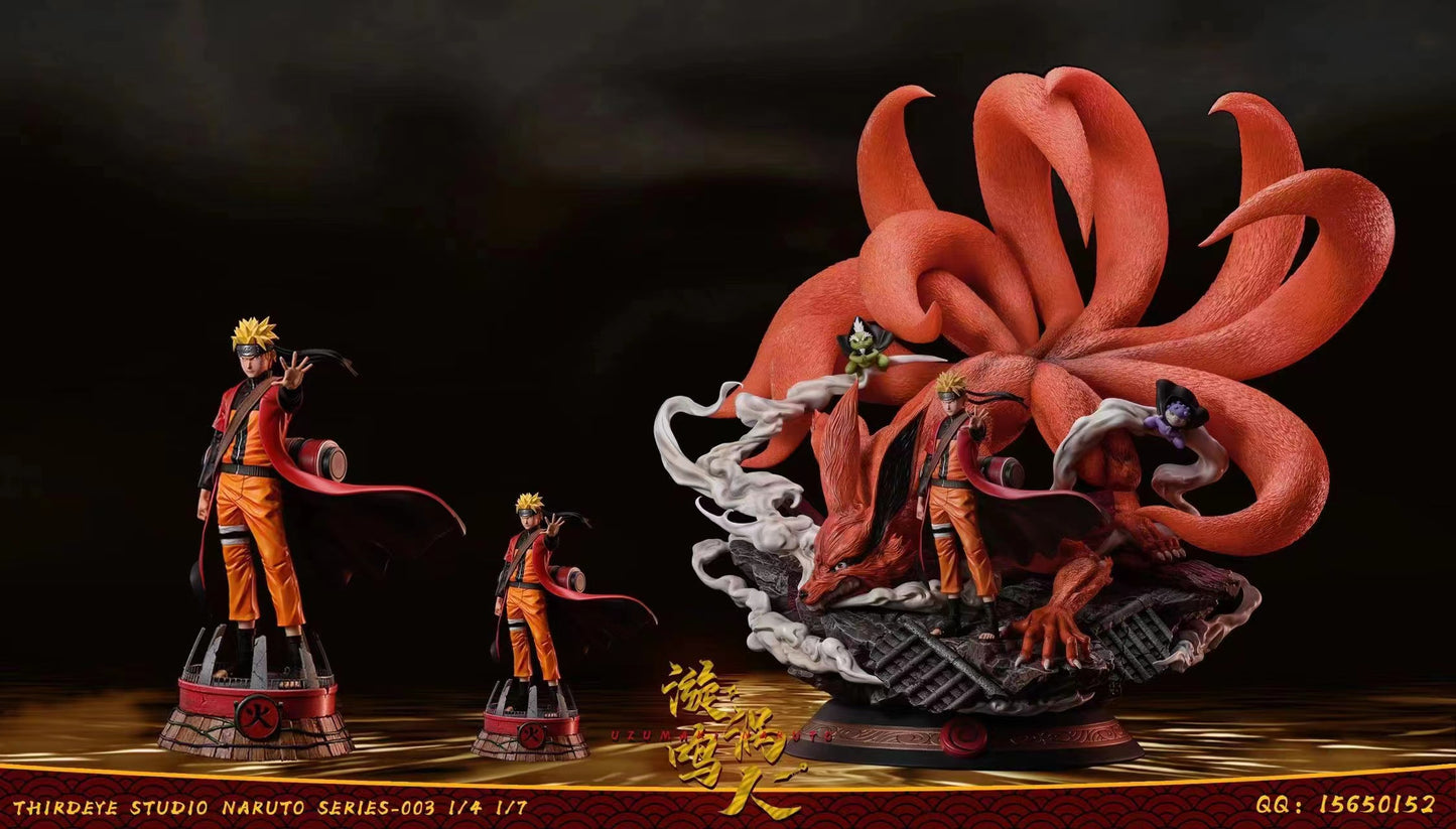 THIRD EYE STUDIO – NARUTO: SAGE MODE NARUTO UZUMAKI AND NINE TAILS KURAMA [IN STOCK]