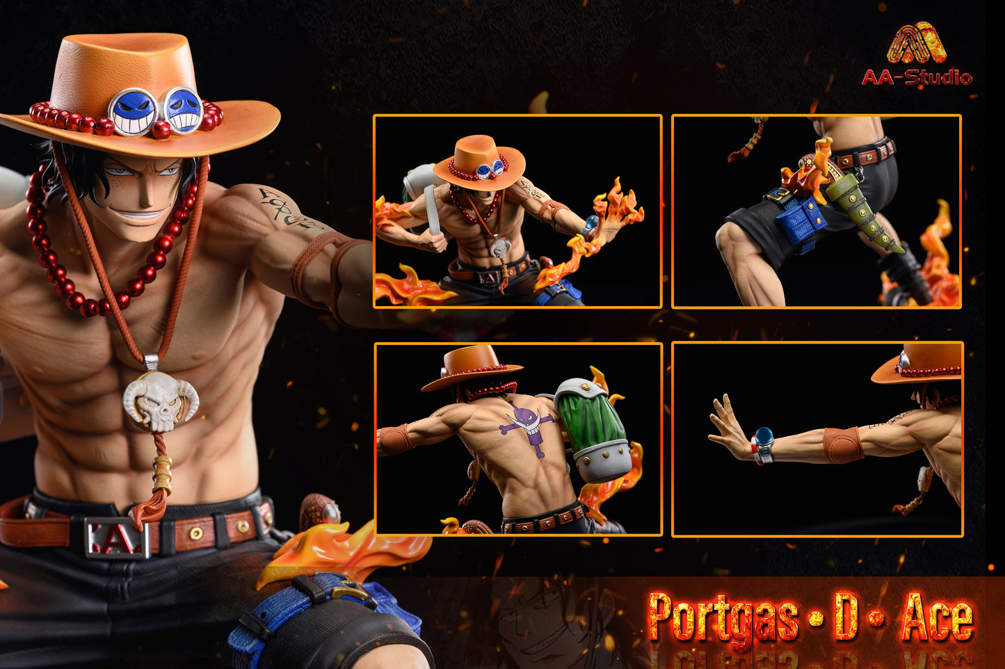 AA STUDIO – ONE PIECE: DEBUT SERIES 3. PORTGAS D. ACE [PRE-ORDER]