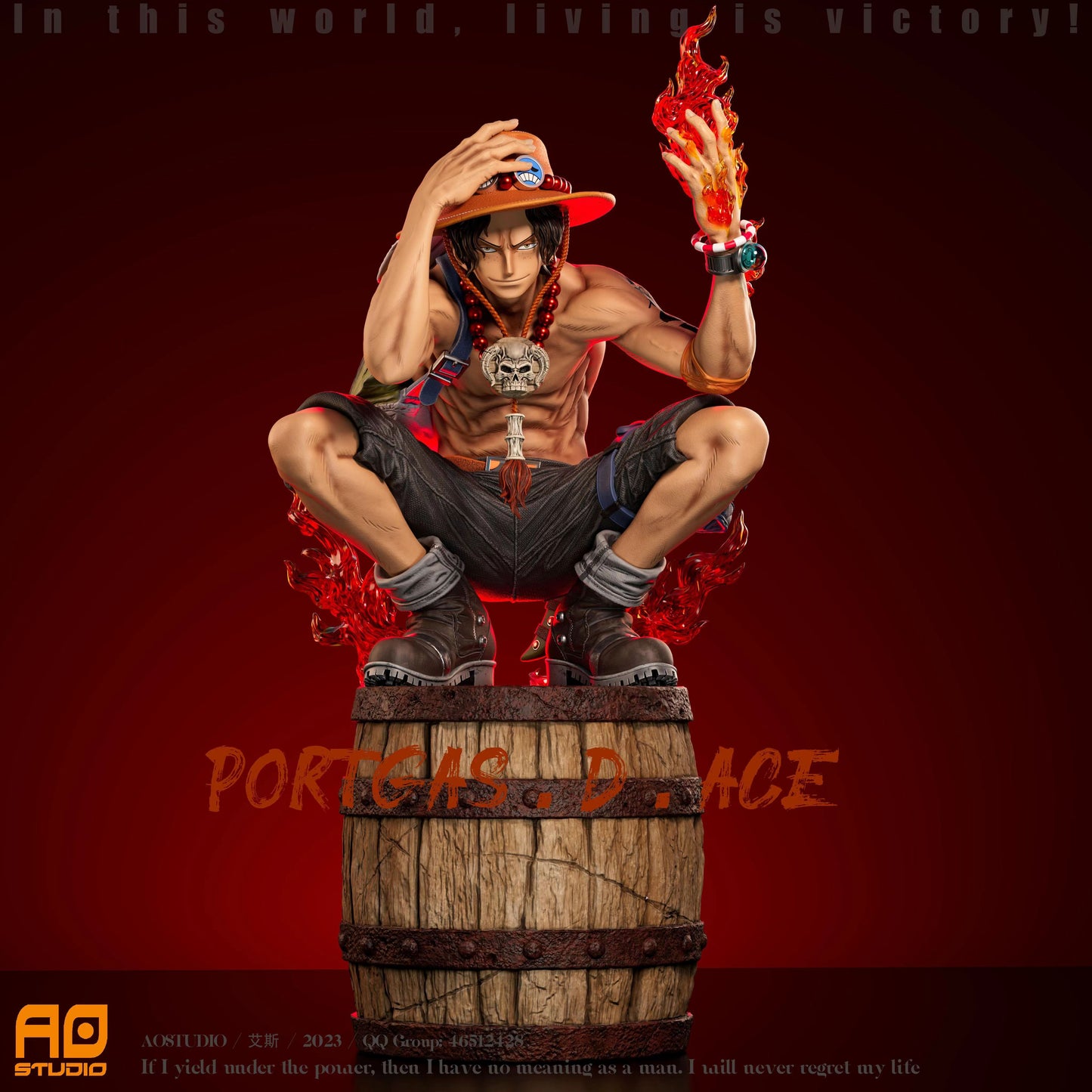 AO STUDIO – ONE PIECE: THREE BROTHERS SERIES 1. ACE [SOLD OUT]