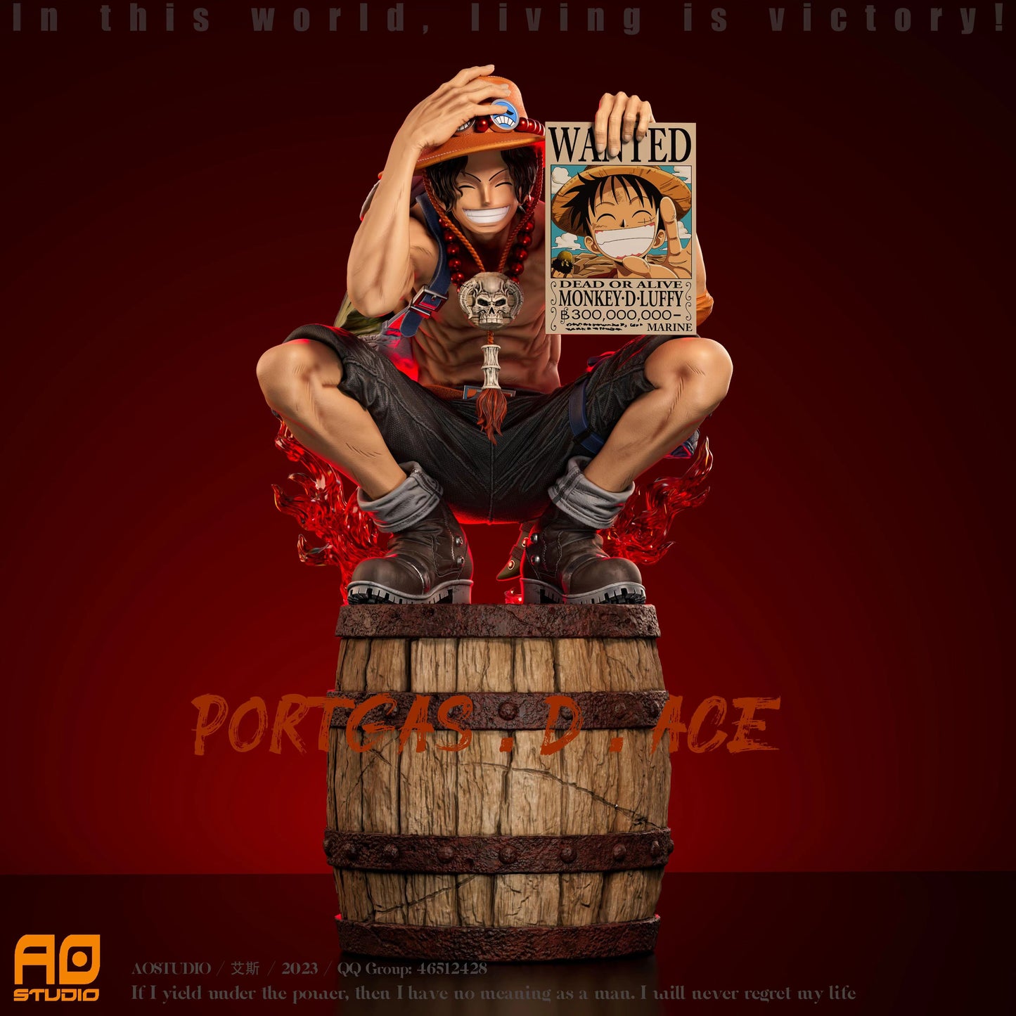 AO STUDIO – ONE PIECE: THREE BROTHERS SERIES 1. ACE [SOLD OUT]