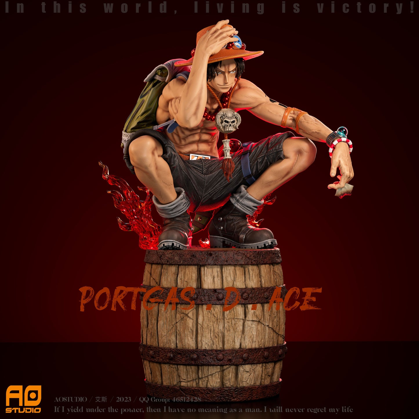 AO STUDIO – ONE PIECE: THREE BROTHERS SERIES 1. ACE [SOLD OUT]