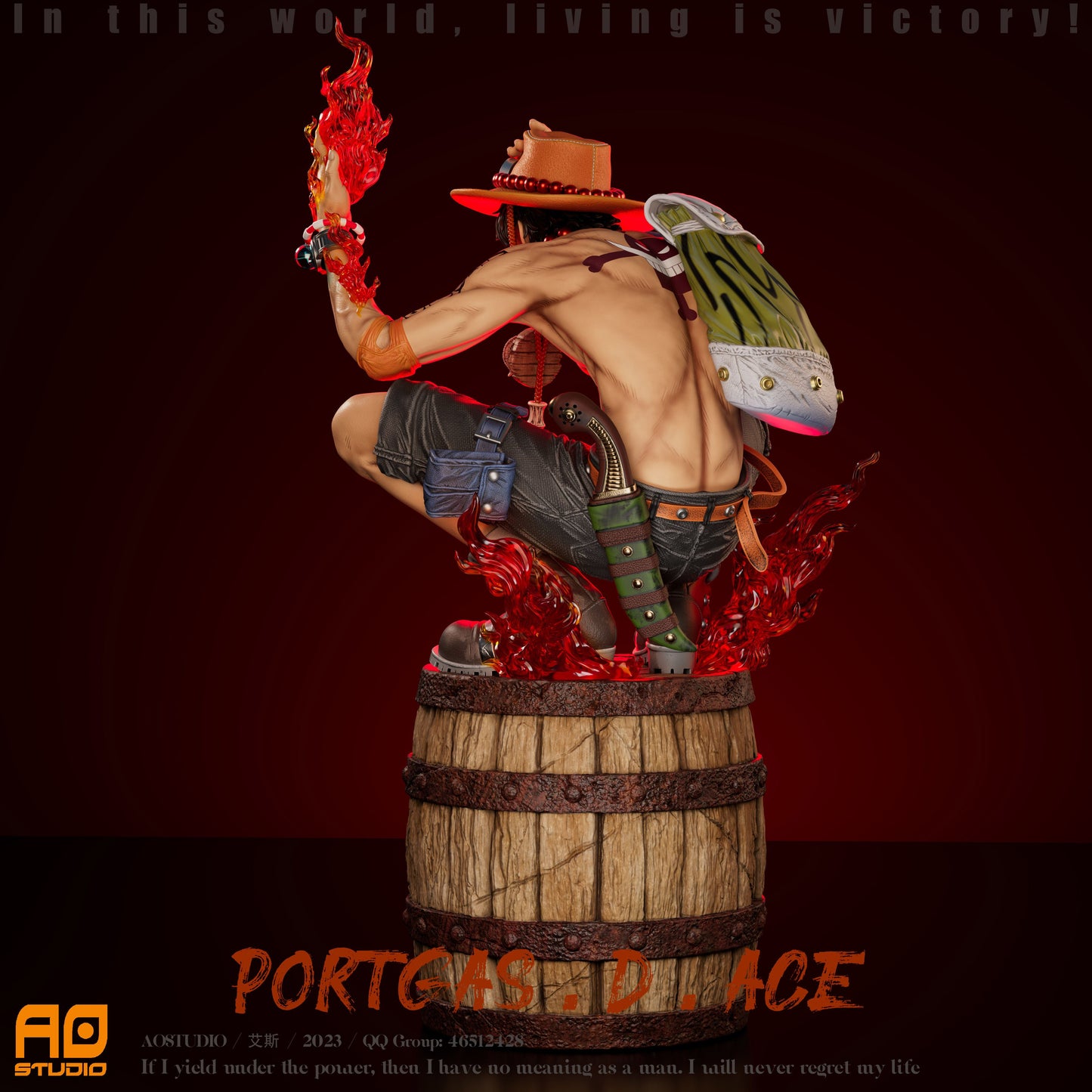 AO STUDIO – ONE PIECE: THREE BROTHERS SERIES 1. ACE [SOLD OUT]