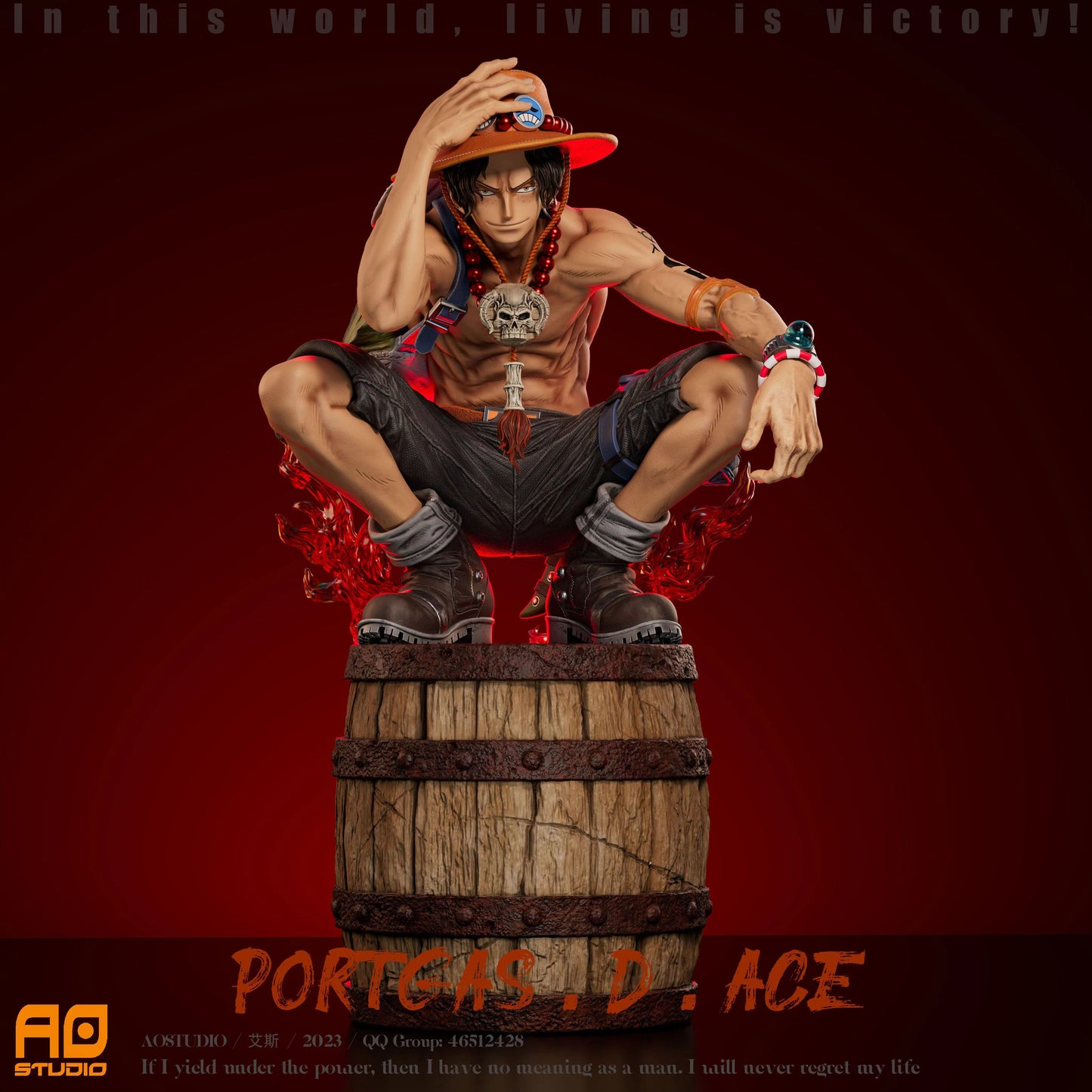 AO STUDIO – ONE PIECE: THREE BROTHERS SERIES 1. ACE [SOLD OUT]