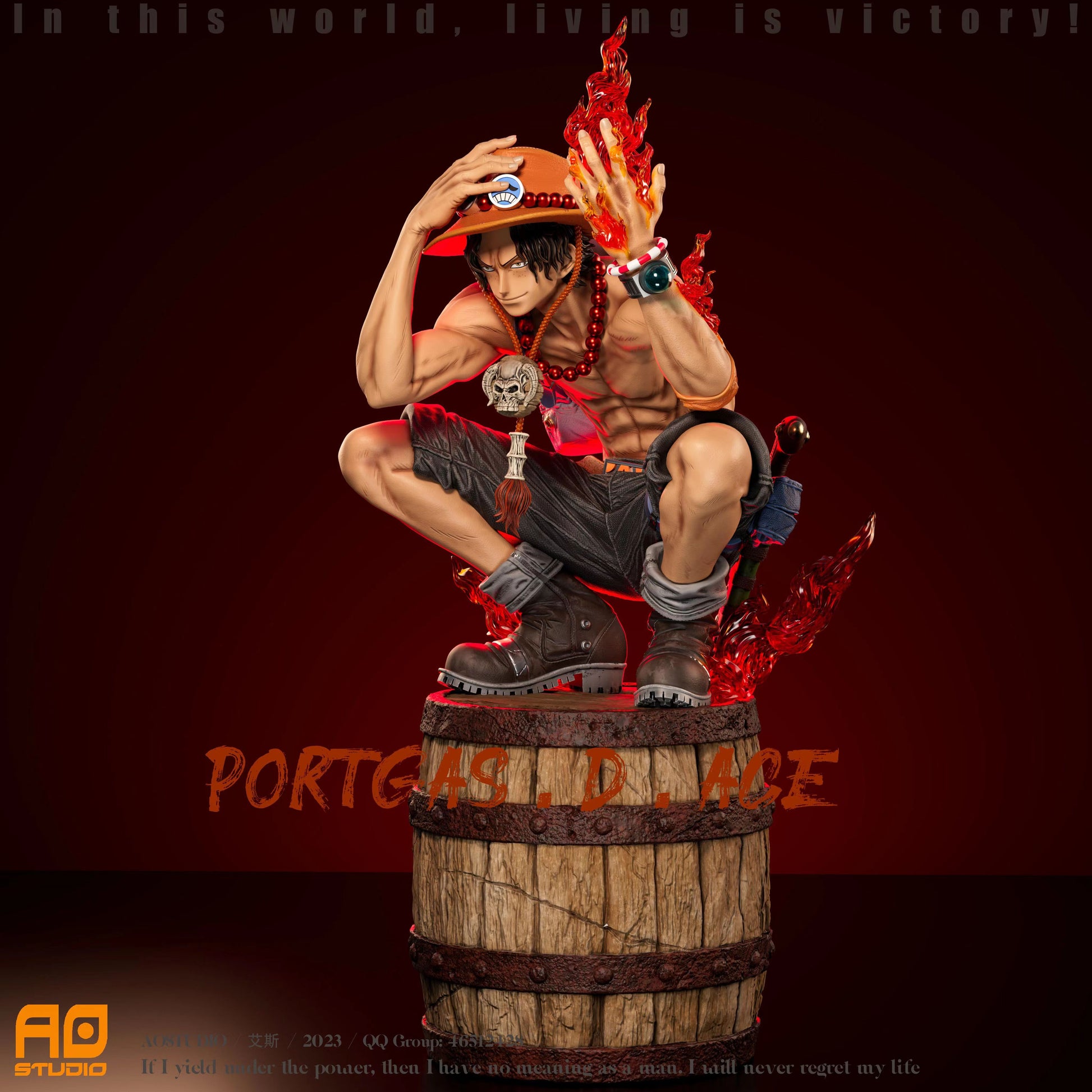 AO STUDIO – ONE PIECE: THREE BROTHERS SERIES 1. ACE [PRE-ORDER] – FF  COLLECTIBLES