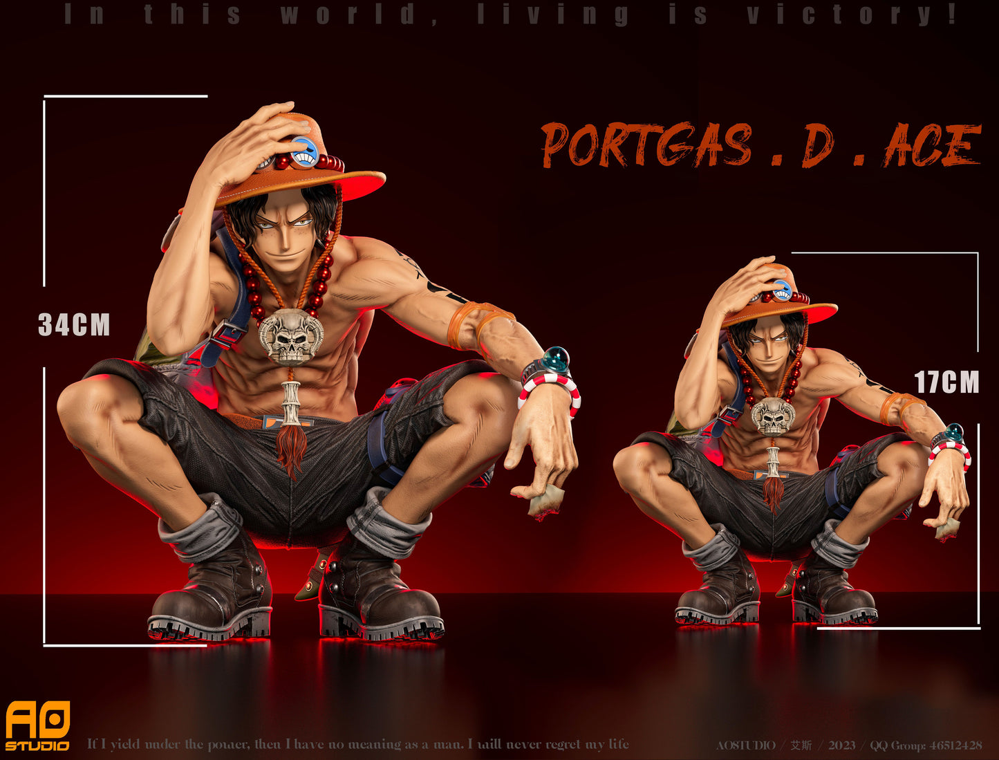 AO STUDIO – ONE PIECE: THREE BROTHERS SERIES 1. ACE [SOLD OUT]
