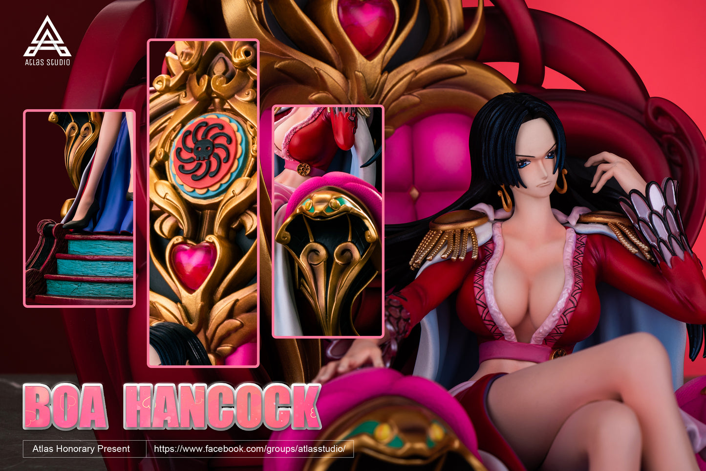 ATLAS STUDIO – ONE PIECE: 7 WARLORDS OF THE SEA SERIES 4. PIRATE EMPRESS BOA HANCOCK [SOLD OUT]