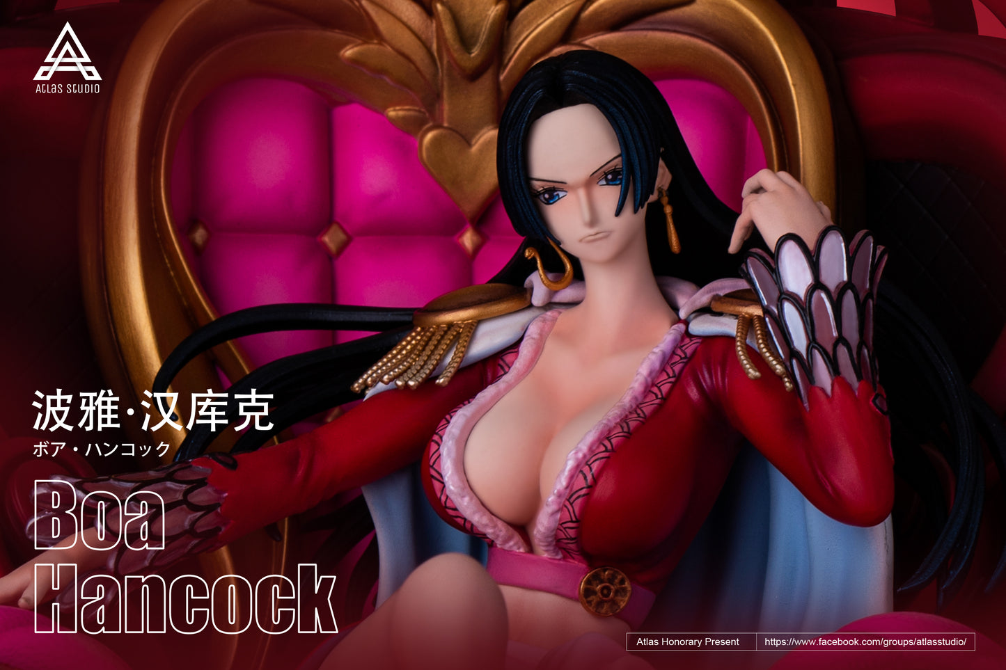 ATLAS STUDIO – ONE PIECE: 7 WARLORDS OF THE SEA SERIES 4. PIRATE EMPRESS BOA HANCOCK [SOLD OUT]