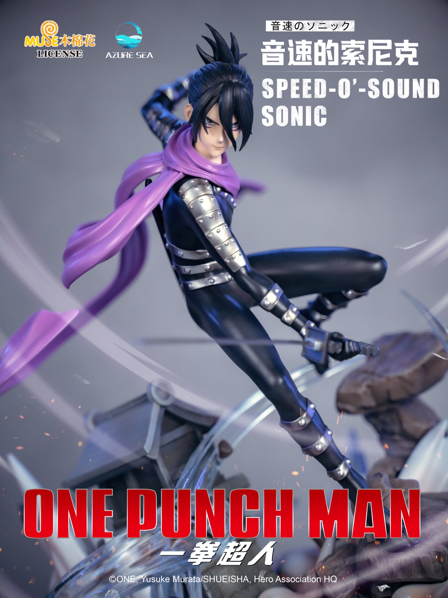 AZURESEA STUDIO – ONE PUNCH MAN: SPEED-O’-SOUND SONIC 1/6 (LICENSED) [PRE-ORDER]