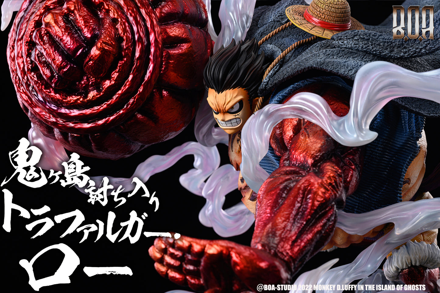 B.O.A STUDIO – ONE PIECE: ONIGASHIMA ARC, GEAR FOURTH LUFFY [PRE-ORDER]
