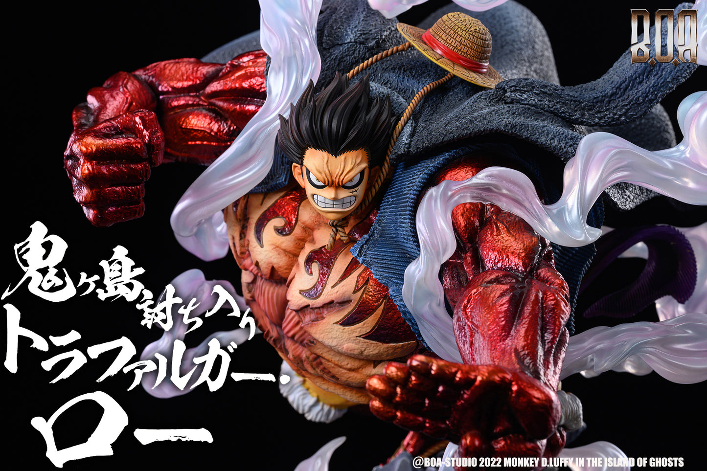 B.O.A STUDIO – ONE PIECE: ONIGASHIMA ARC, GEAR FOURTH LUFFY [PRE-ORDER]