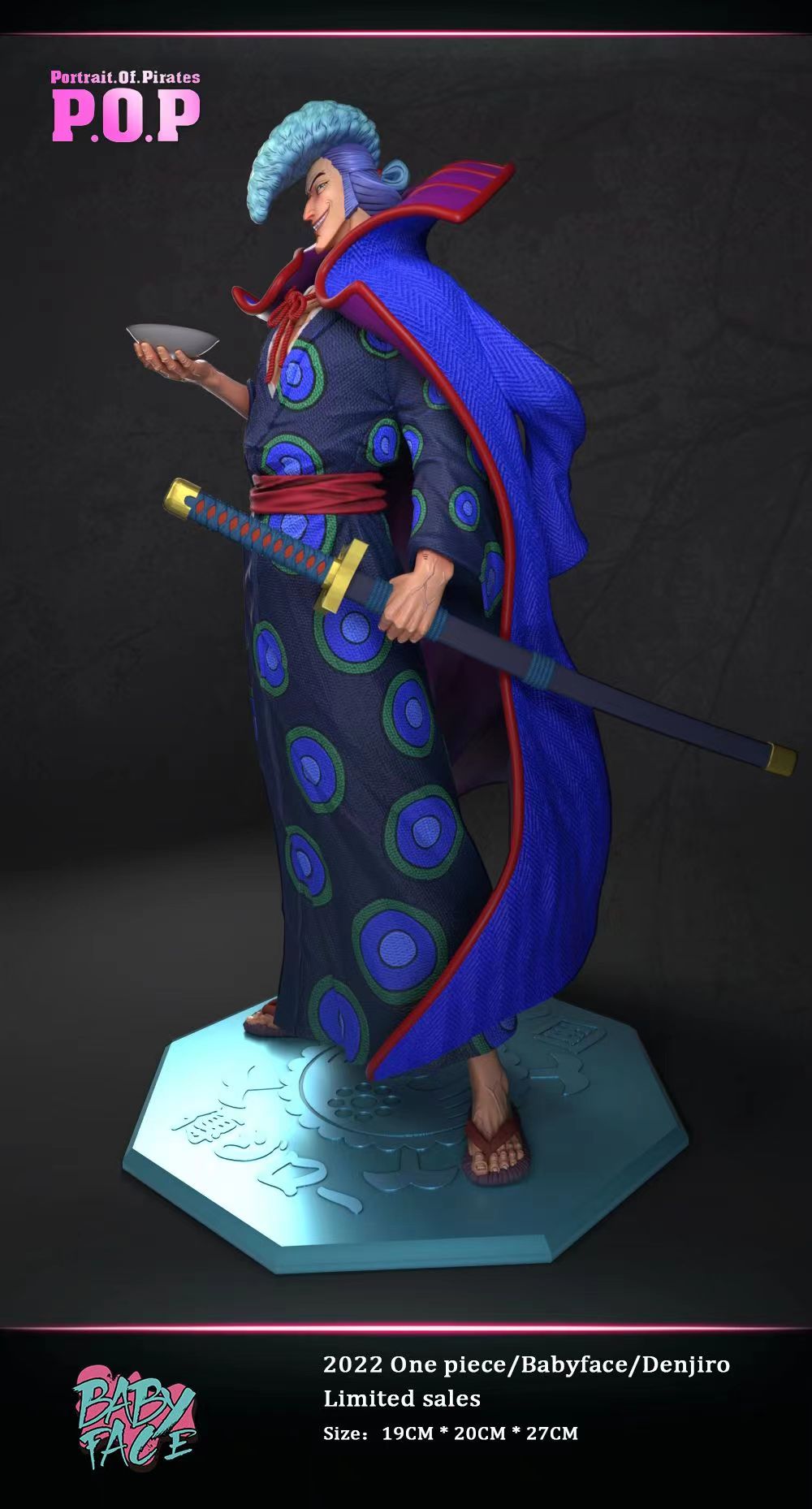 BABY FACE STUDIO – ONE PIECE: NINE RED SCABBARDS, DENJIRO [SOLD OUT]
