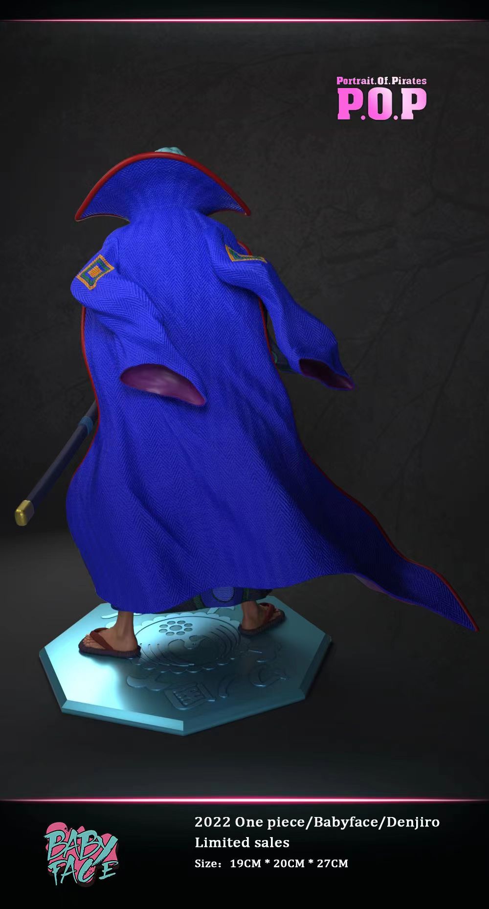 BABY FACE STUDIO – ONE PIECE: NINE RED SCABBARDS, DENJIRO [SOLD OUT]