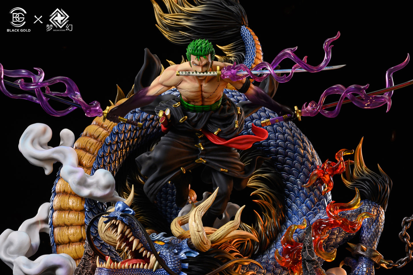 BLACK GOLD STUDIO – ONE PIECE: RAID ON ONIGASHIMA ARC NIKA LUFFY AND ZORO [SOLD OUT]