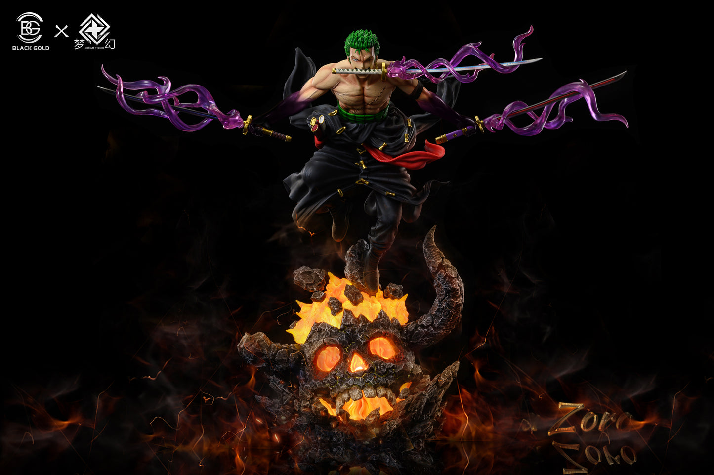 BLACK GOLD STUDIO – ONE PIECE: RAID ON ONIGASHIMA ARC NIKA LUFFY AND ZORO [SOLD OUT]