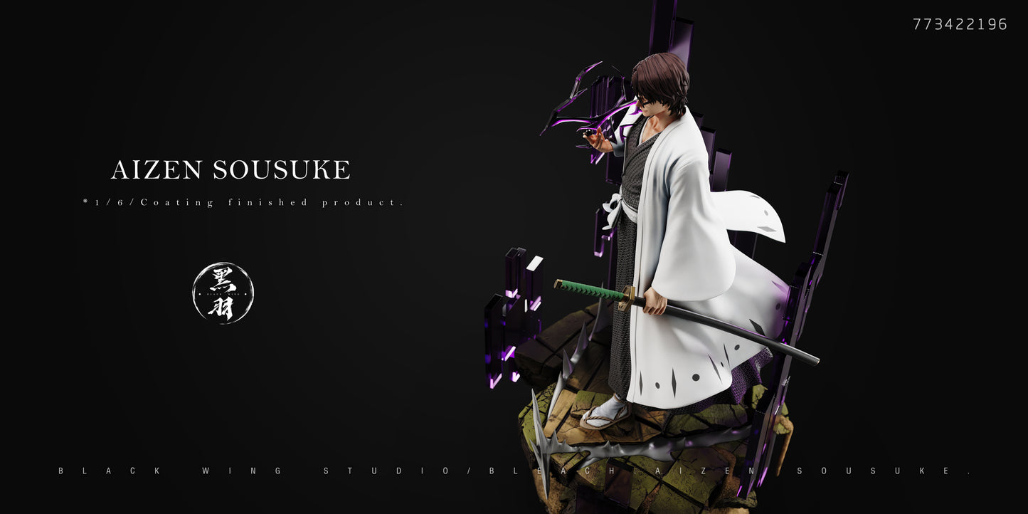 BLACK WING STUDIO – BLEACH: 5TH DIVISION CAPTAIN SOSUKE AIZEN KUROHITSUGI [IN STOCK]