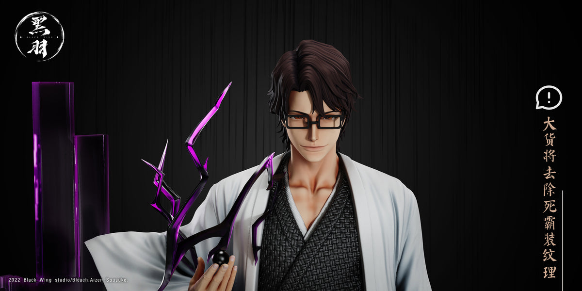 BLACK WING STUDIO – BLEACH: 5TH DIVISION CAPTAIN SOSUKE AIZEN KUROHITS ...