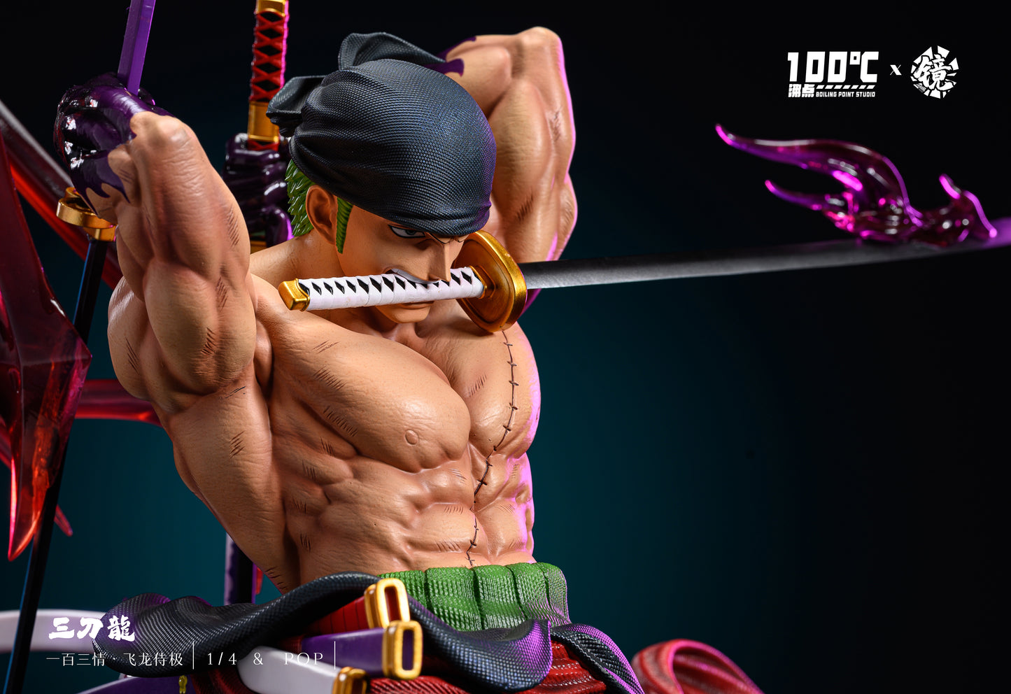 BOILING POINT x JING STUDIO – ONE PIECE: KING OF HELL, THREE SWORD DRAGON ZORO [SOLD OUT]